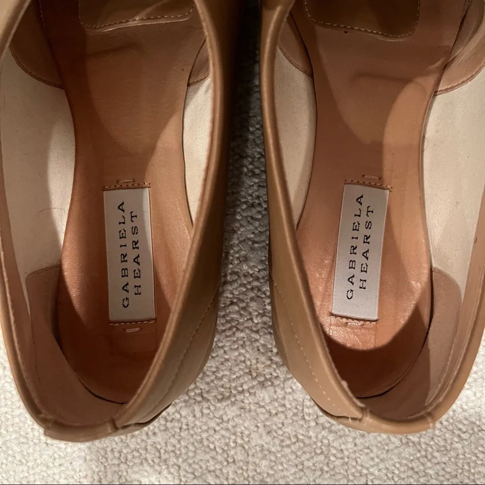 Gabriela Hearst Leather Ballerina Flats - Picture 3 of 9